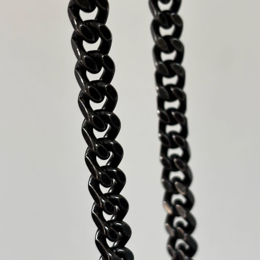 SAINT LAURENT(聖羅蘭) Niki Mini 黑色 小號 銀鏈-20