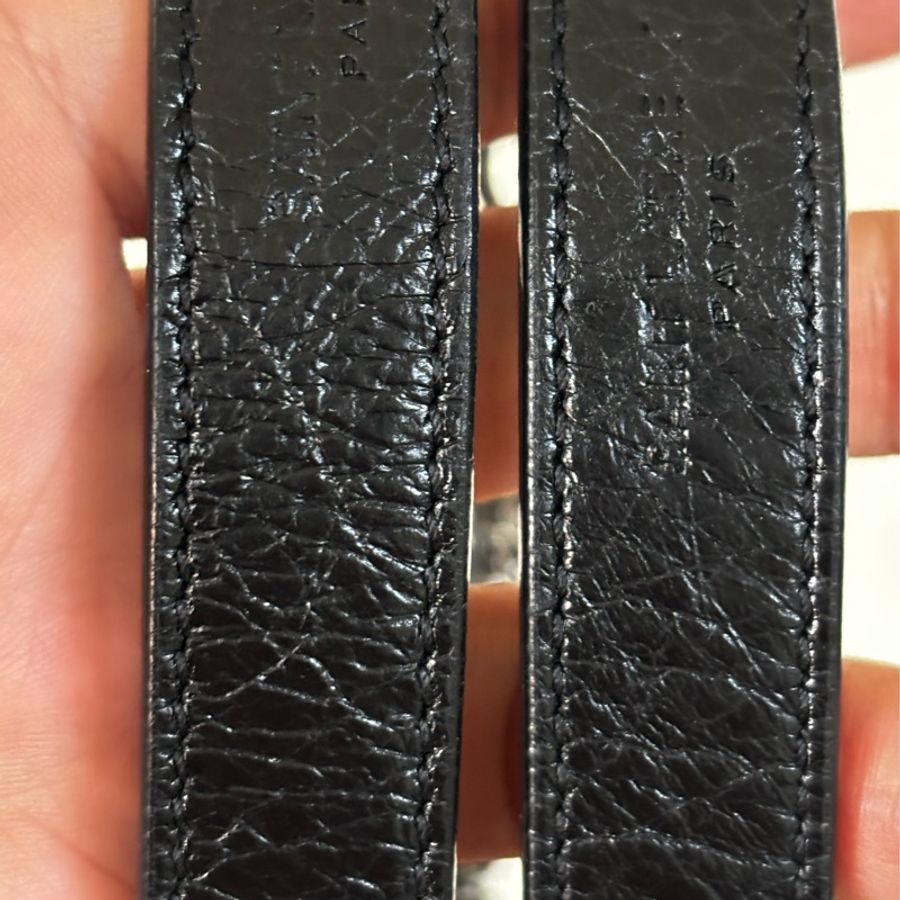 SAINT LAURENT(聖羅蘭) Niki Mini 黑色 小號 銀鏈-25