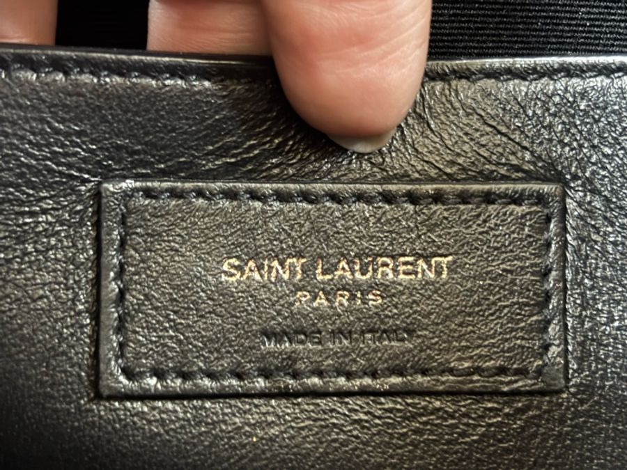 SAINT LAURENT(聖羅蘭) Niki Mini 黑色 小號 銀鏈-26