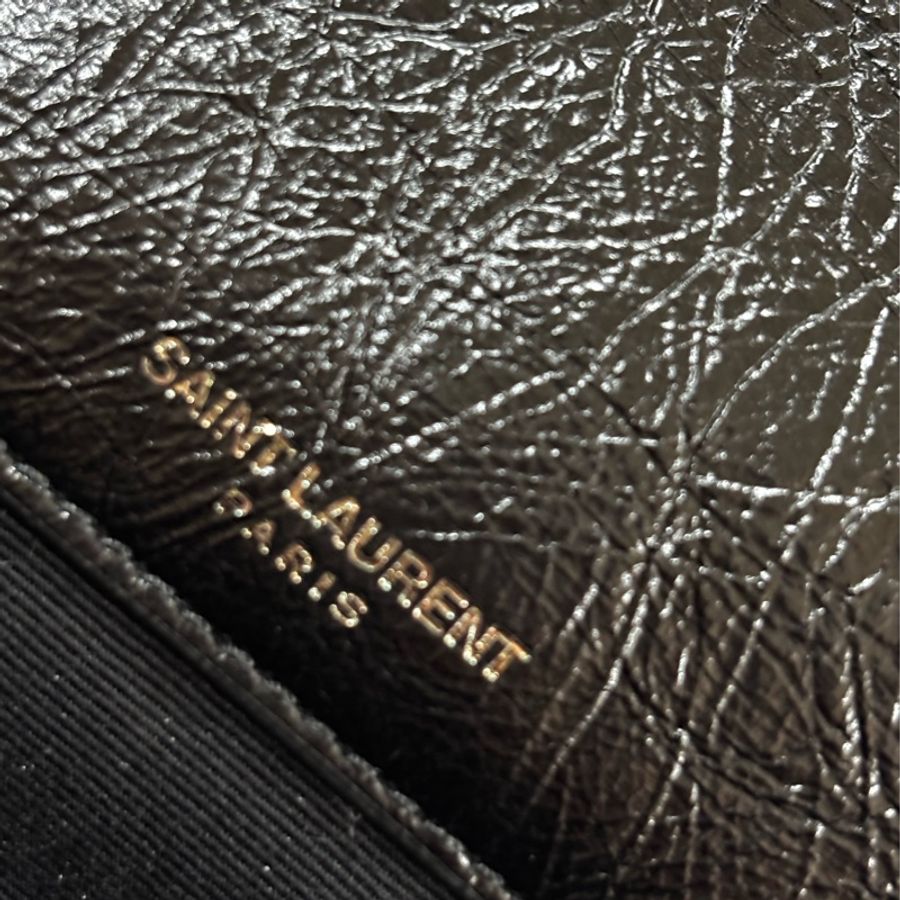 SAINT LAURENT(聖羅蘭) Niki Mini 黑色 小號 銀鏈-27