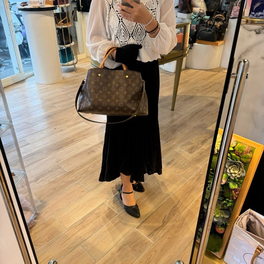 LV MONTAIGNE GM 蒙田老花大號-7