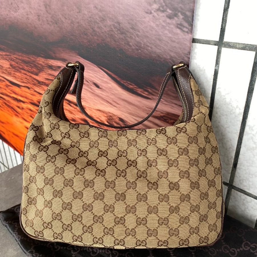 Gucci 老花肩背hobo包-6