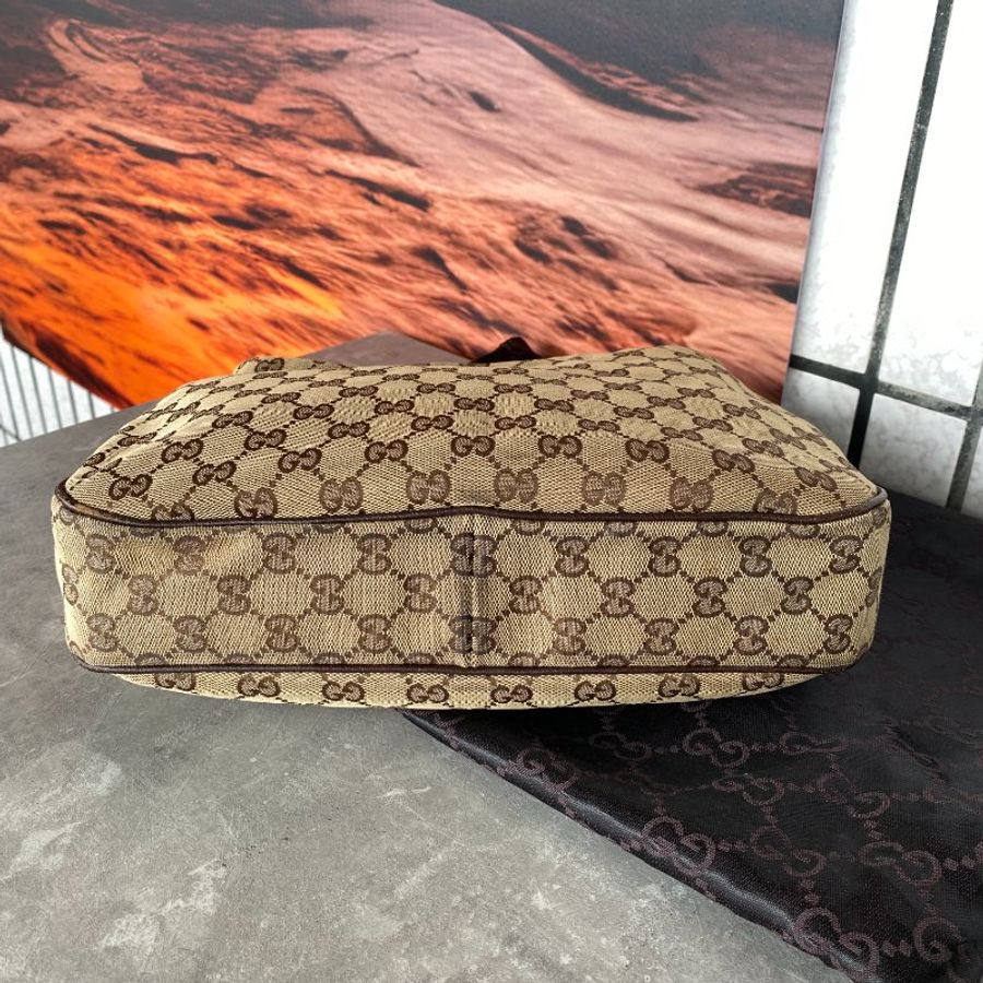 Gucci 老花肩背hobo包-7