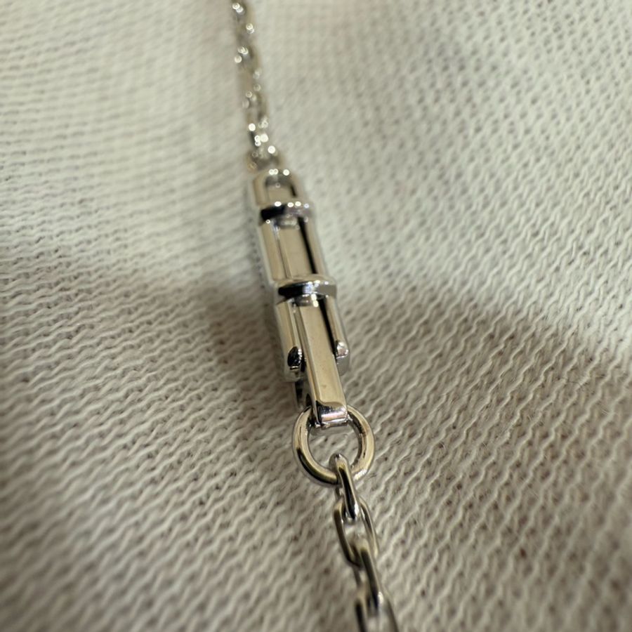 Cartier 750 HIMALIA 0.25CT 珍珠 鑽石 白K金 項鍊 鑽圈-11