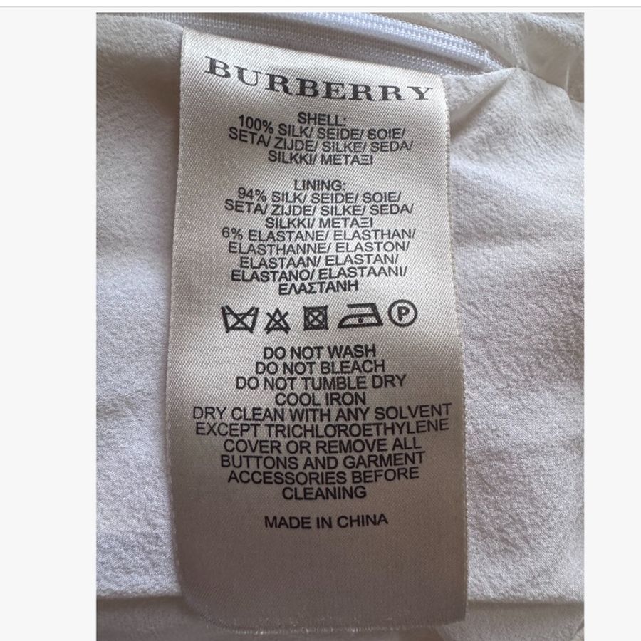 ✨支持安心購 / BURBERRY 米色絲質雪紡上衣 Uk6 / Usa4 / Ita38-8