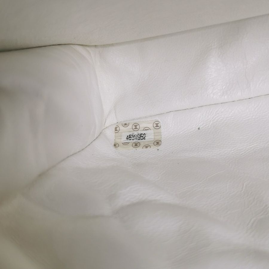 Chanel Flap Bag牛皮純色菱格絎縫雙Clogo手提包單肩包-18