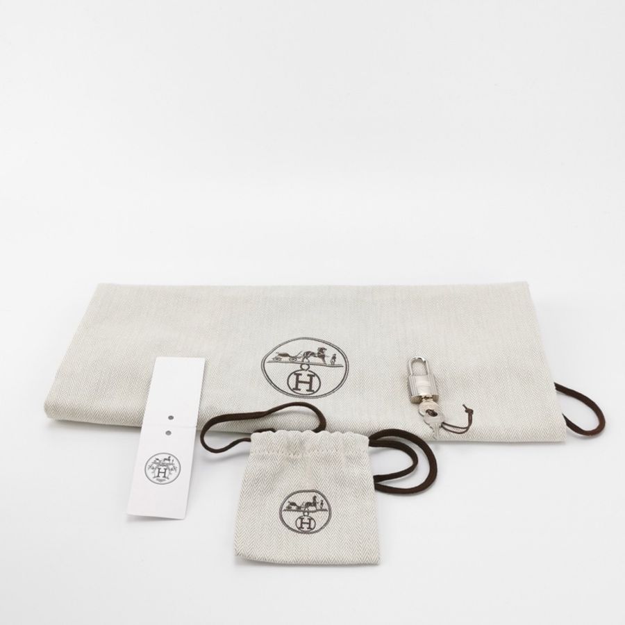 Hermes Picotin Lock Pocket18牛皮帆布拼接手提包-8