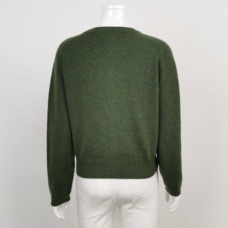 Gucci 羊絨單排扣V領外套S碼-1