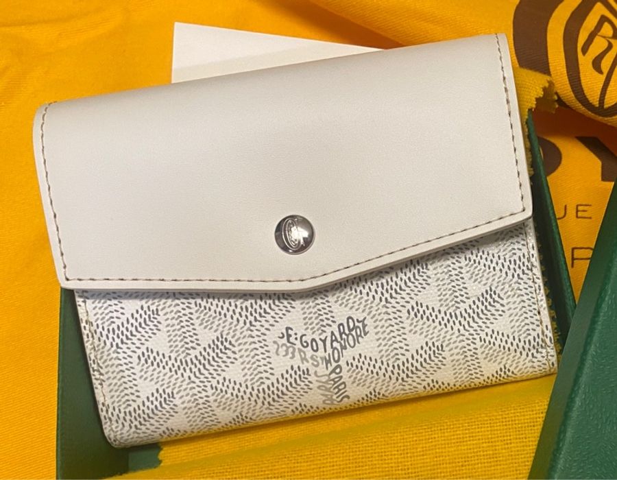 Goyard Gabriel wallet (white) 三摺短銀包 白色-0