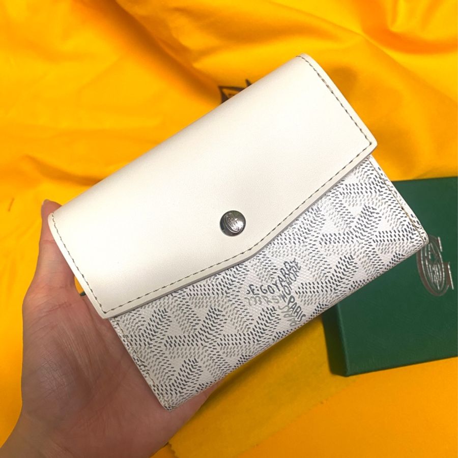 Goyard Gabriel wallet (white) 三摺短銀包 白色-1