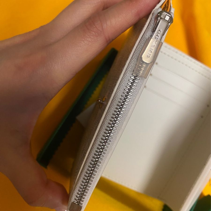 Goyard Gabriel wallet (white) 三摺短銀包 白色-3