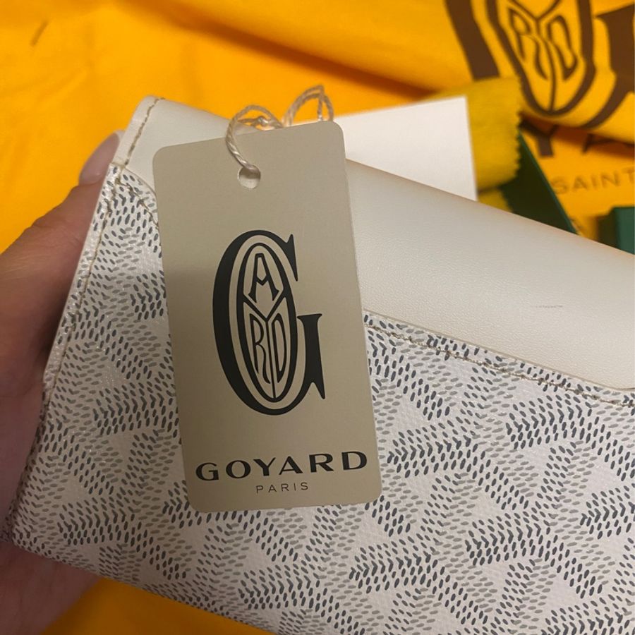 Goyard Gabriel wallet (white) 三摺短銀包 白色-4