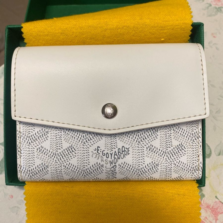 Goyard Gabriel wallet (white) 三摺短銀包 白色-5