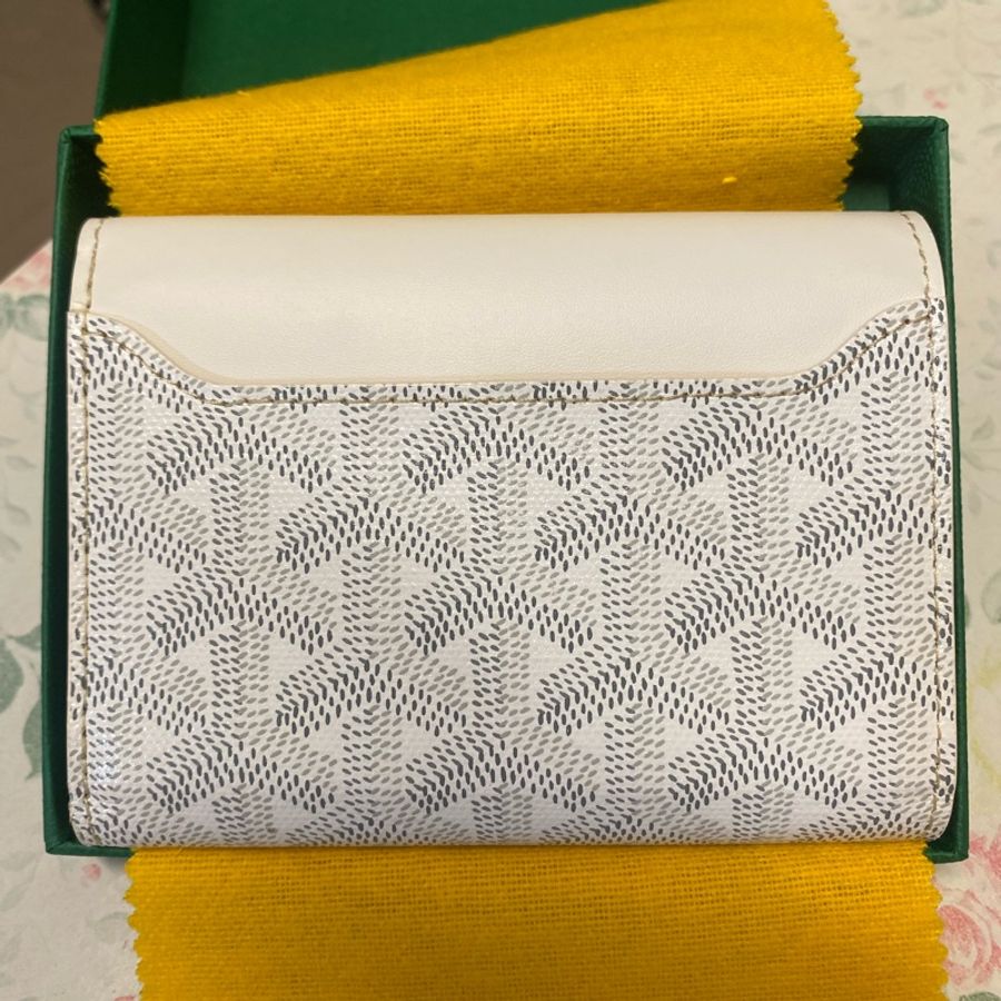 Goyard Gabriel wallet (white) 三摺短銀包 白色-6