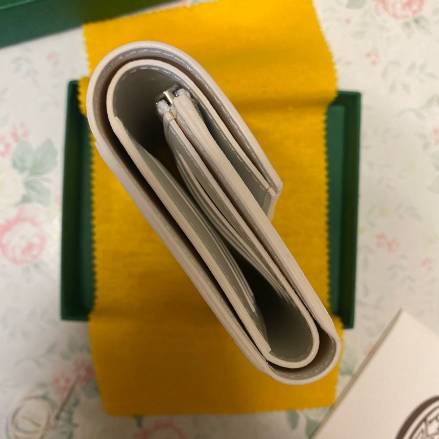 Goyard Gabriel wallet (white) 三摺短銀包 白色-7