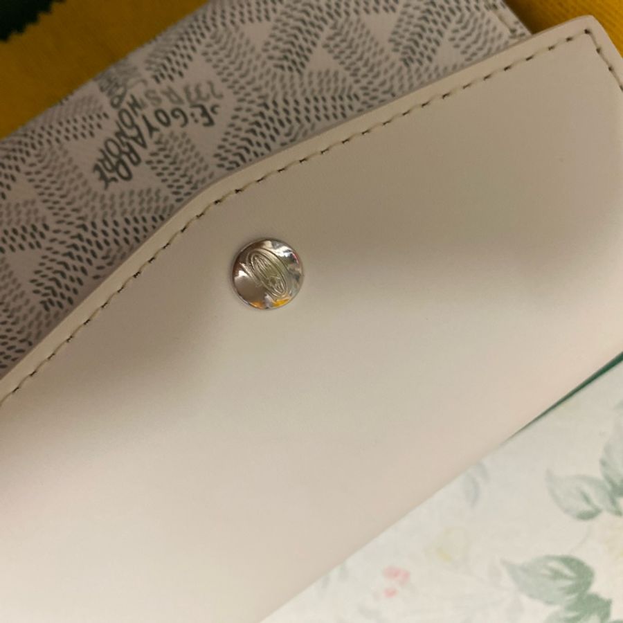 Goyard Gabriel wallet (white) 三摺短銀包 白色-12