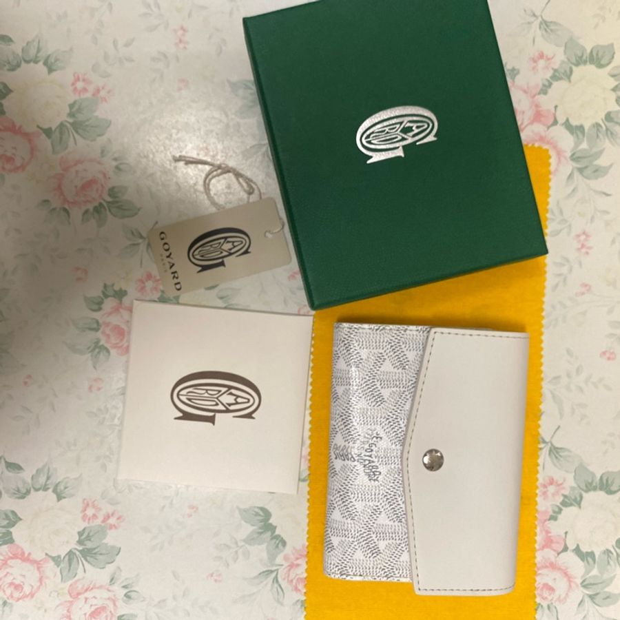 Goyard Gabriel wallet (white) 三摺短銀包 白色-13