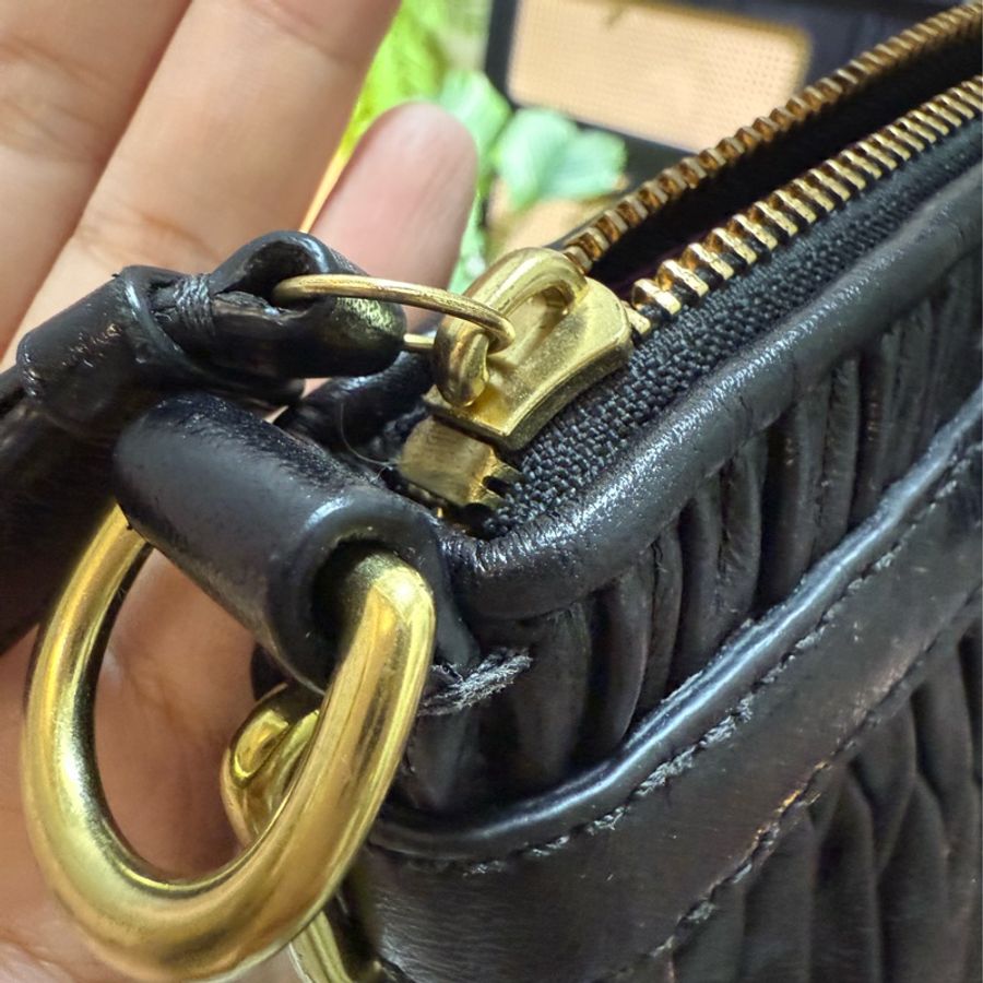 COACH 壓紋皺褶皮革包 | 手提包 |肩背包-21