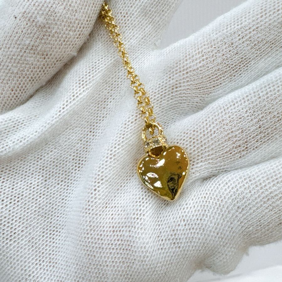 莉亞精品♡Chanel ABD078 愛心項鍊全新-2