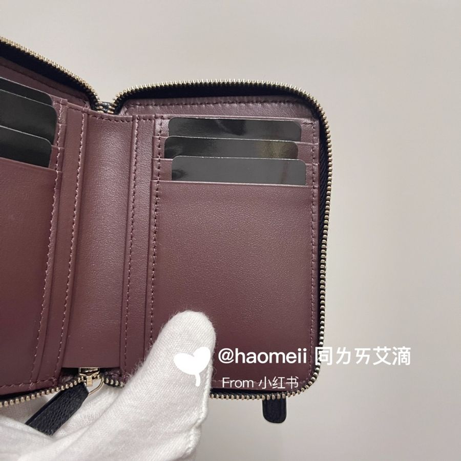 Chanel 25S 新款ㄇ字拉鏈 加大錢包 鈔票免折 荔枝牛皮 黑金經典-5