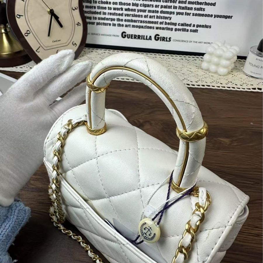 《完美·二手精品》 Chanel 香奈兒23s新款手提斜挎包-5