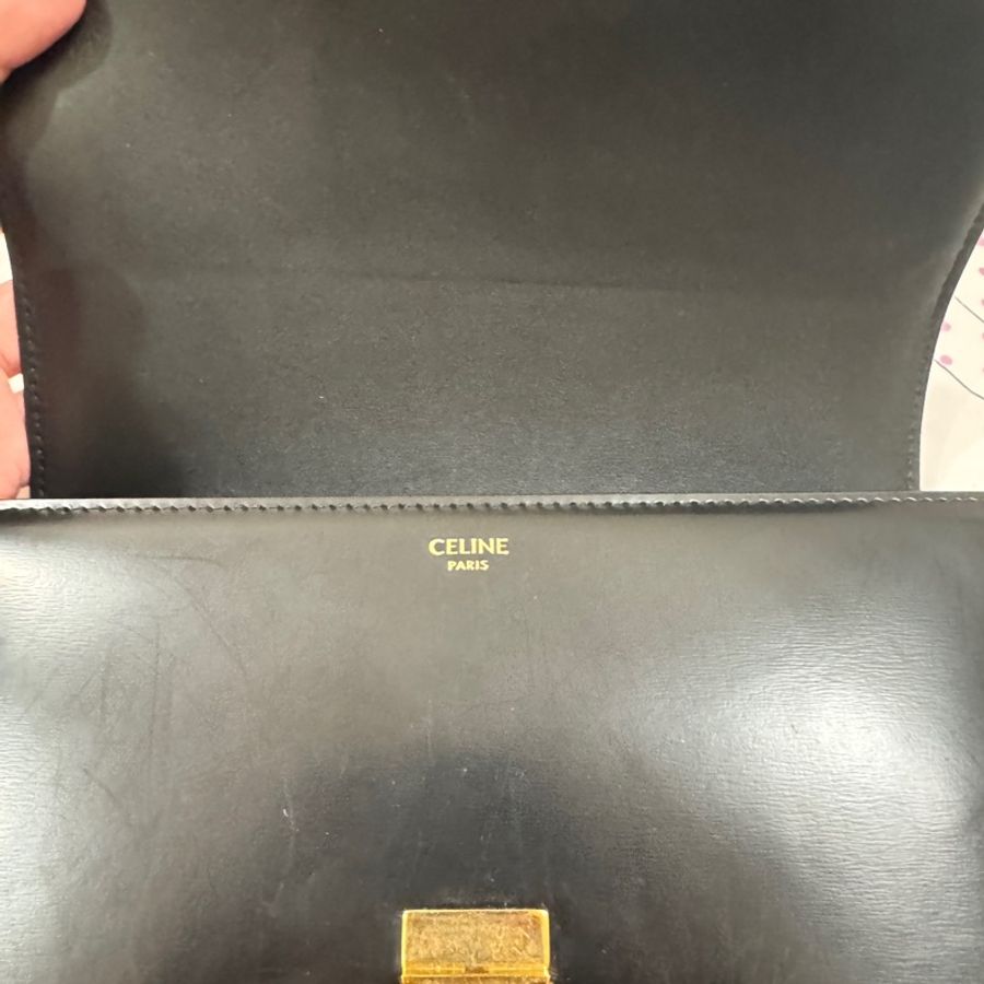 Celine 凱旋門 Triomphe/黑色-3