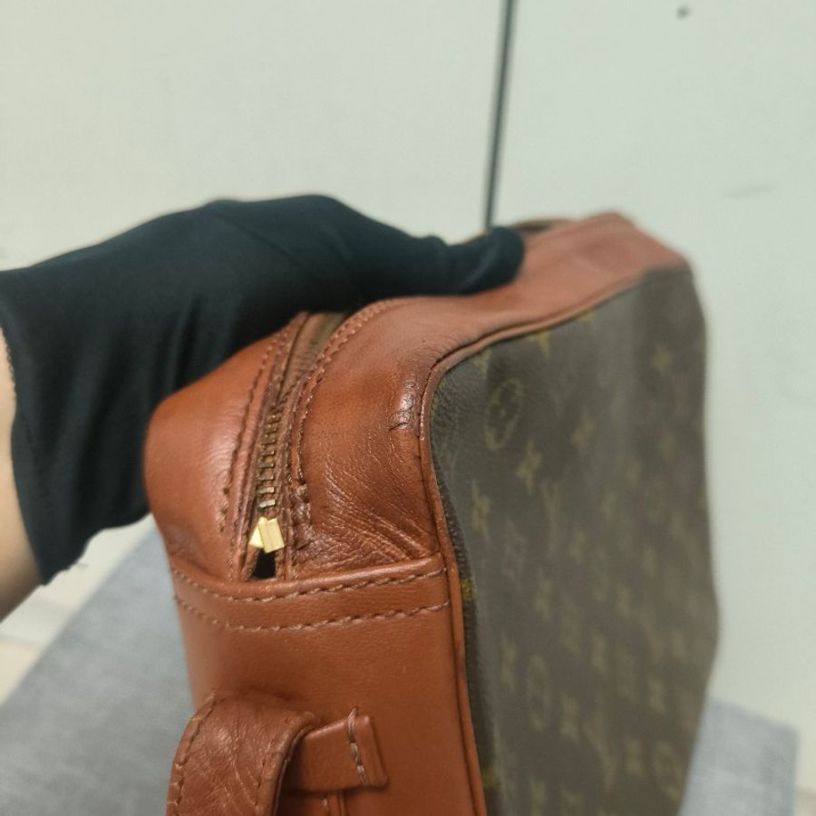 ㊣✨Louis Vuitton✨路易威登 LV 老花 紅皮 相機包 肩背包 腋下包/二手精品/二手包🌳二手樹屋🌳-12