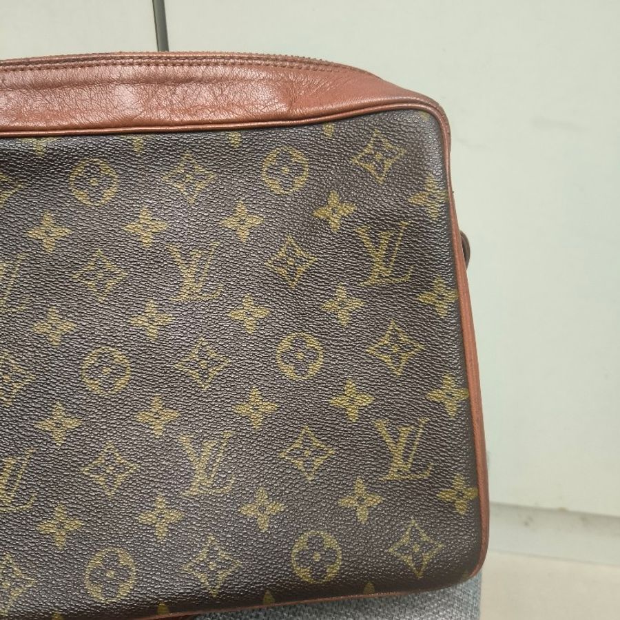 ㊣✨Louis Vuitton✨路易威登 LV 老花 紅皮 相機包 肩背包 腋下包/二手精品/二手包🌳二手樹屋🌳-15