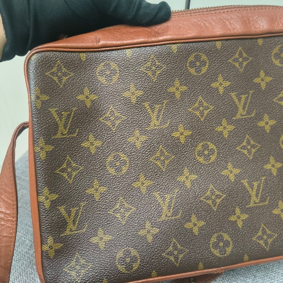 ㊣✨Louis Vuitton✨路易威登 LV 老花 紅皮 相機包 肩背包 腋下包/二手精品/二手包🌳二手樹屋🌳-18