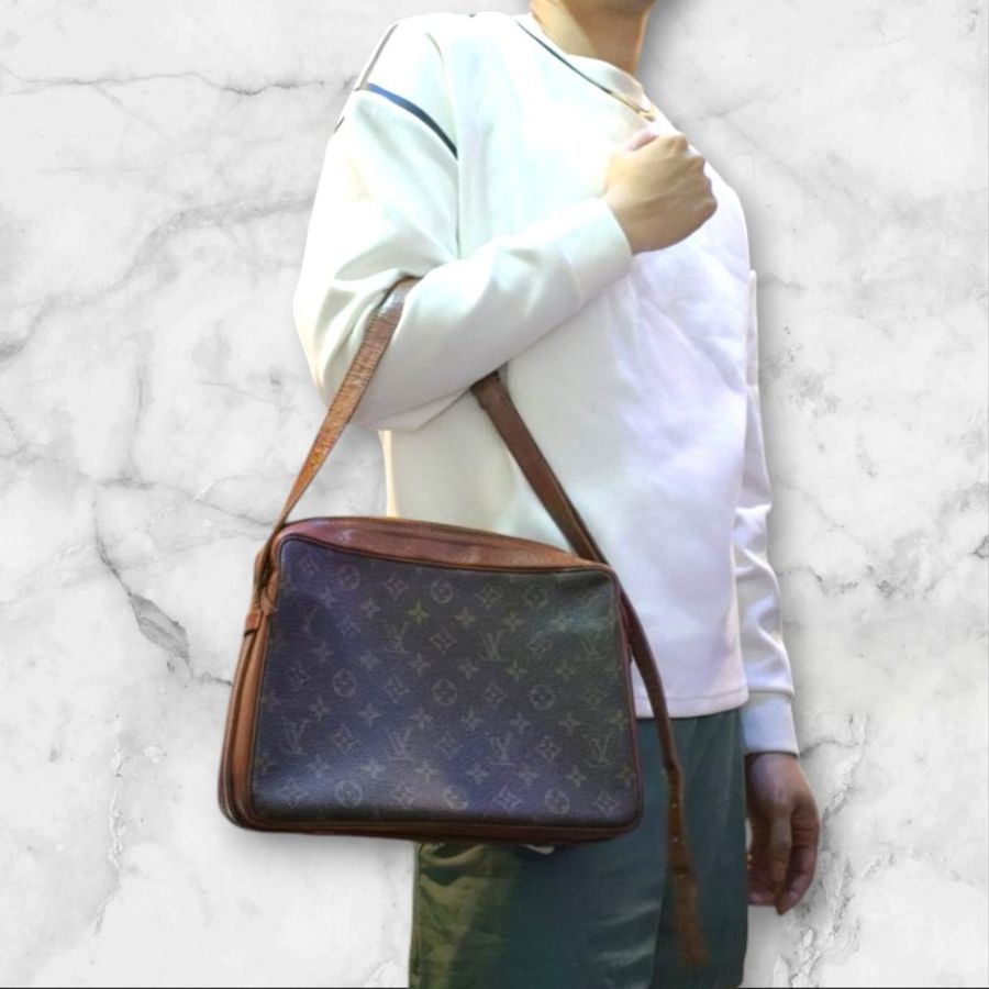 ㊣✨Louis Vuitton✨路易威登 LV 老花 紅皮 相機包 肩背包 腋下包/二手精品/二手包🌳二手樹屋🌳-51