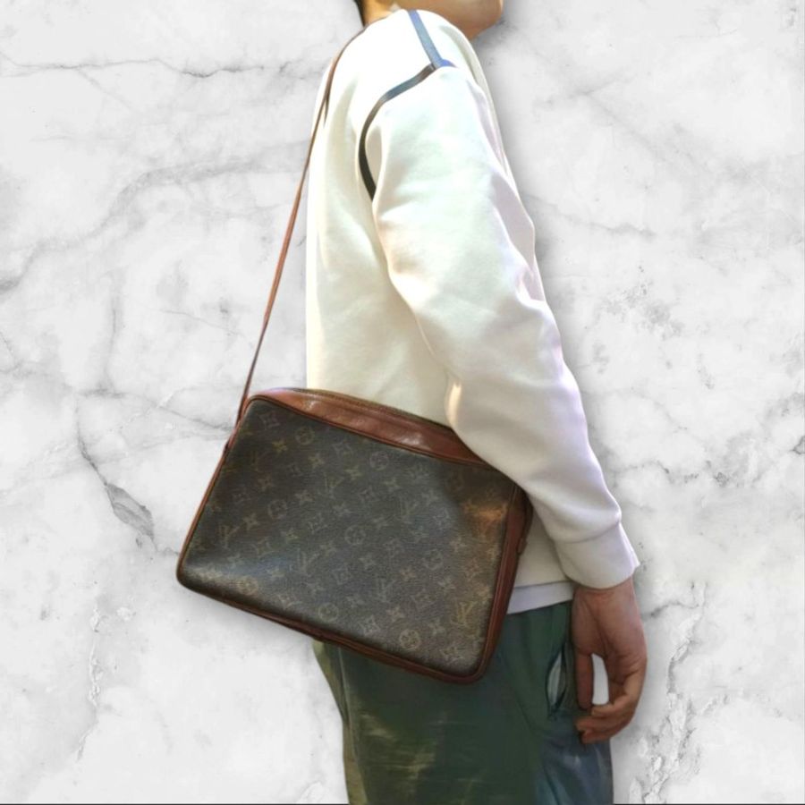 ㊣✨Louis Vuitton✨路易威登 LV 老花 紅皮 相機包 肩背包 腋下包/二手精品/二手包🌳二手樹屋🌳-52
