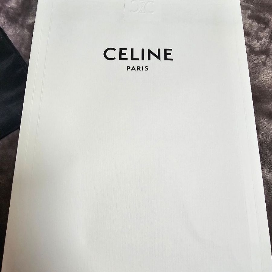 CELINE TABOU 標誌印花 小紅書爆款 牛皮革 肩帶 手提包 肩背包 老花 鎖頭 近全新-13
