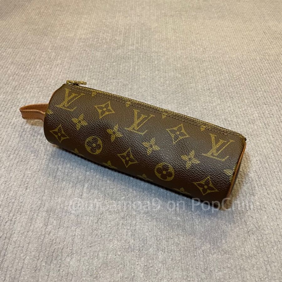 LV Louis Vuitton Monogram Micro Popillon Coin Case 零錢包/迷你圓筒包-1