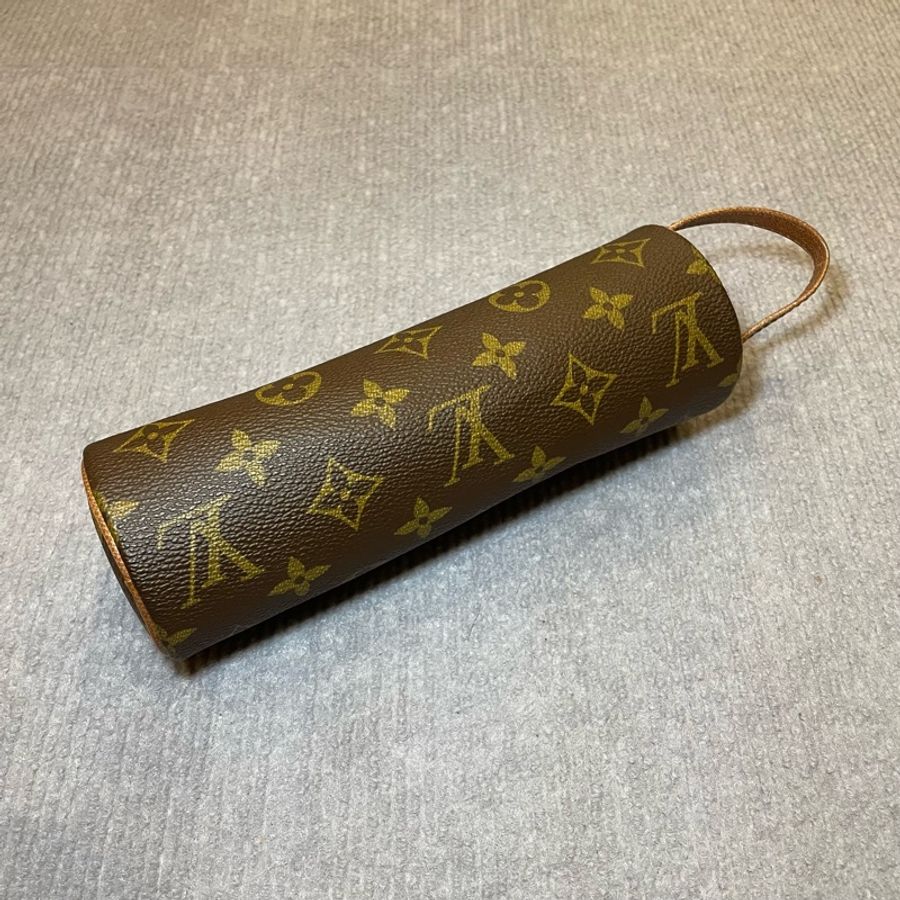LV Louis Vuitton Monogram Micro Popillon Coin Case 零錢包/迷你圓筒包-6