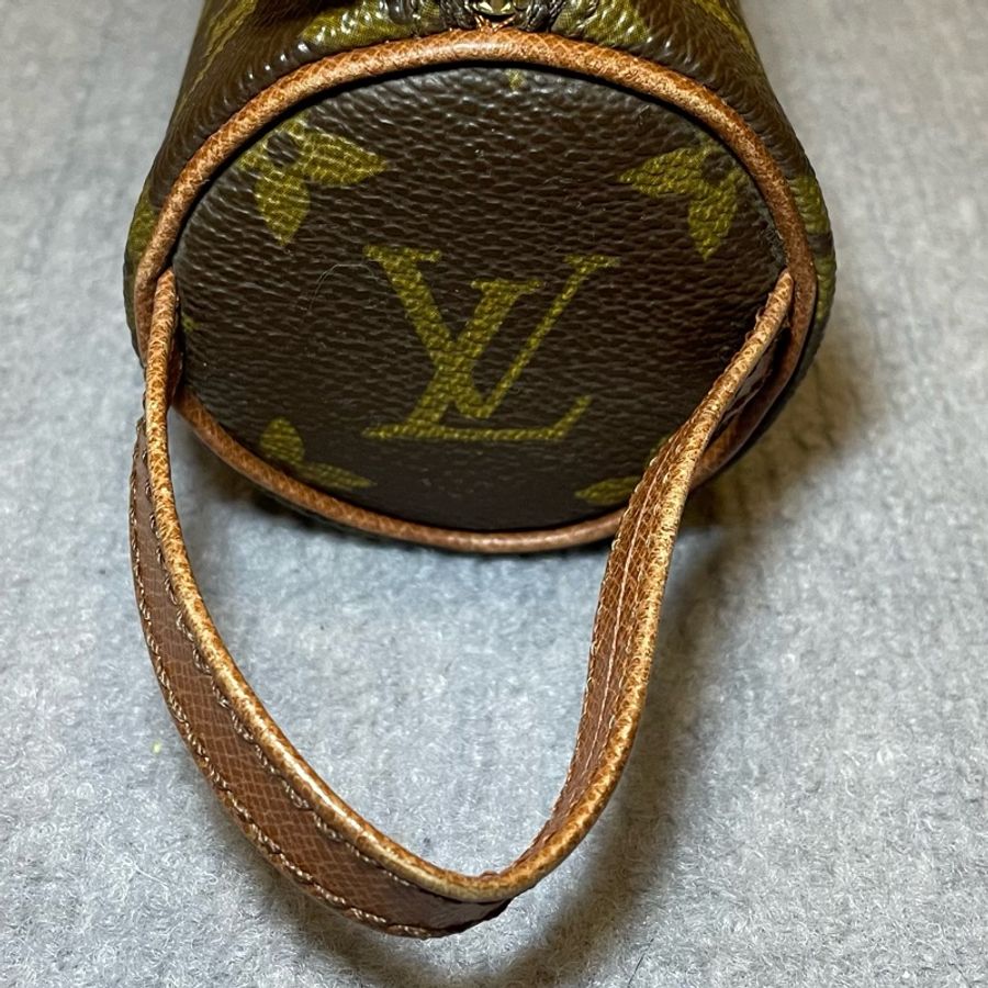 LV Louis Vuitton Monogram Micro Popillon Coin Case 零錢包/迷你圓筒包-8