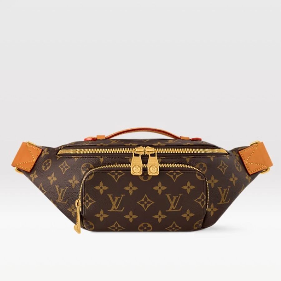 莉亞精品♡LV M14019 Rush Bumbag 經典老花新款手提胸/腰包 全新-0