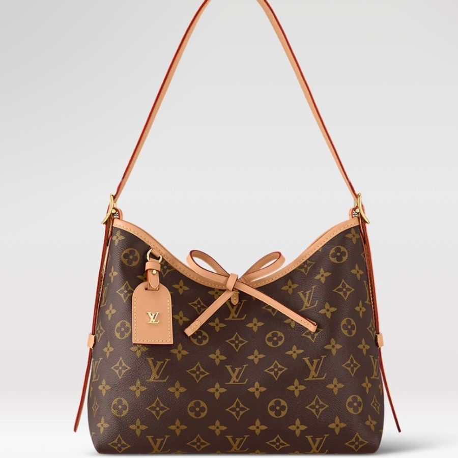 莉亞精品♡LV M46203 Carryall PM 經典老花carryall 附小袋 全新-0