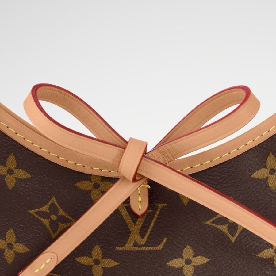 莉亞精品♡LV M46203 Carryall PM 經典老花carryall 附小袋 全新-4