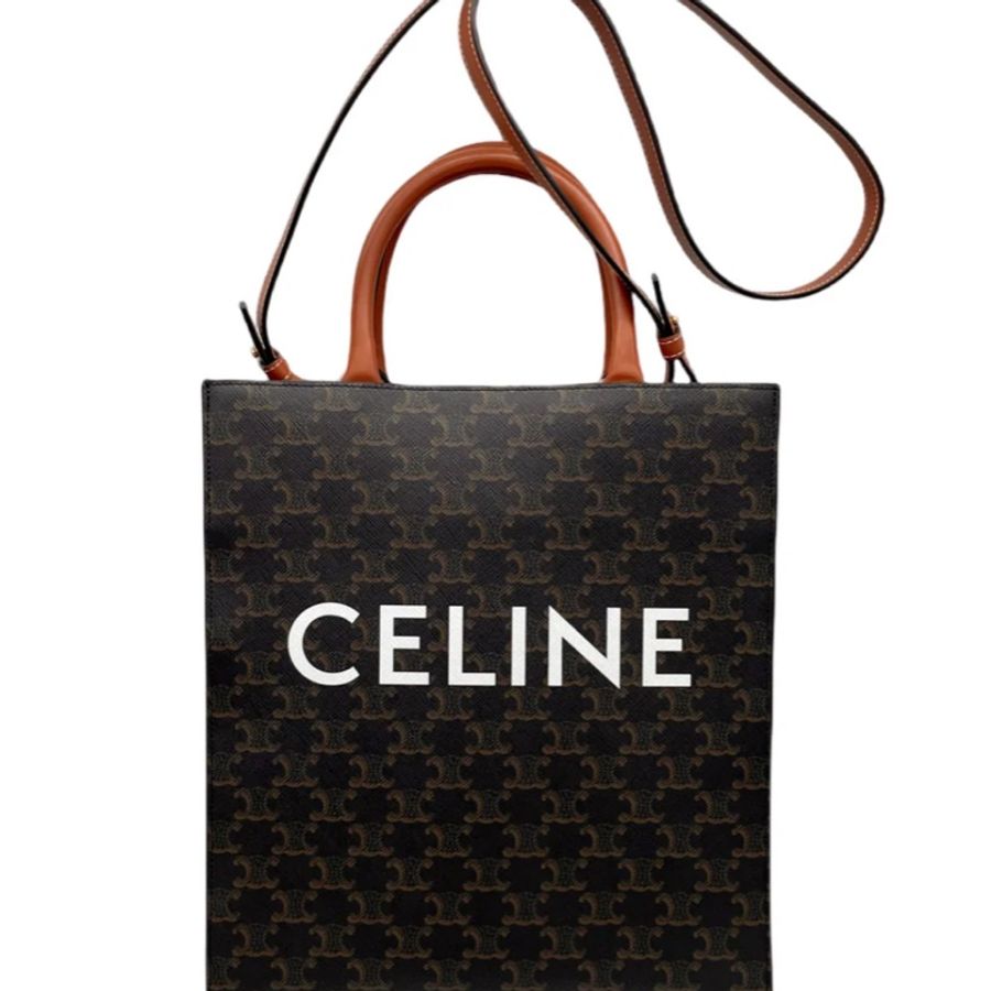 「JL精品代購」極新 Celine 老花 肩背托特包-0