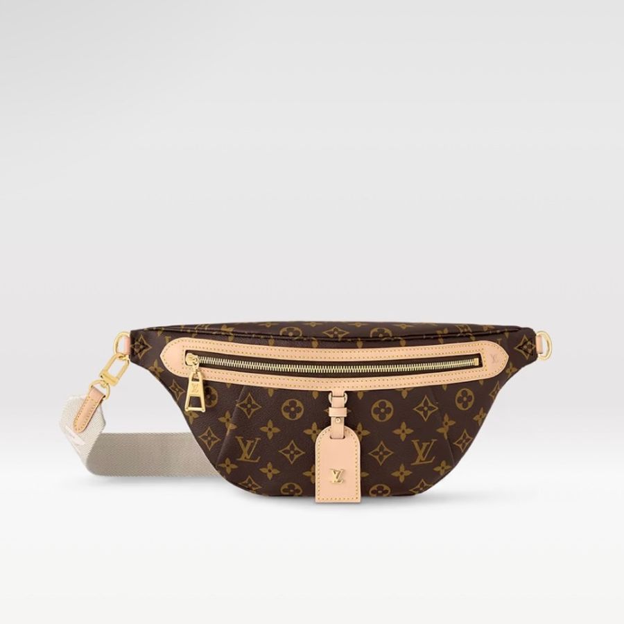莉亞精品♡LV M46784 High Rise 經典老花吊牌胸/腰包 全新-0