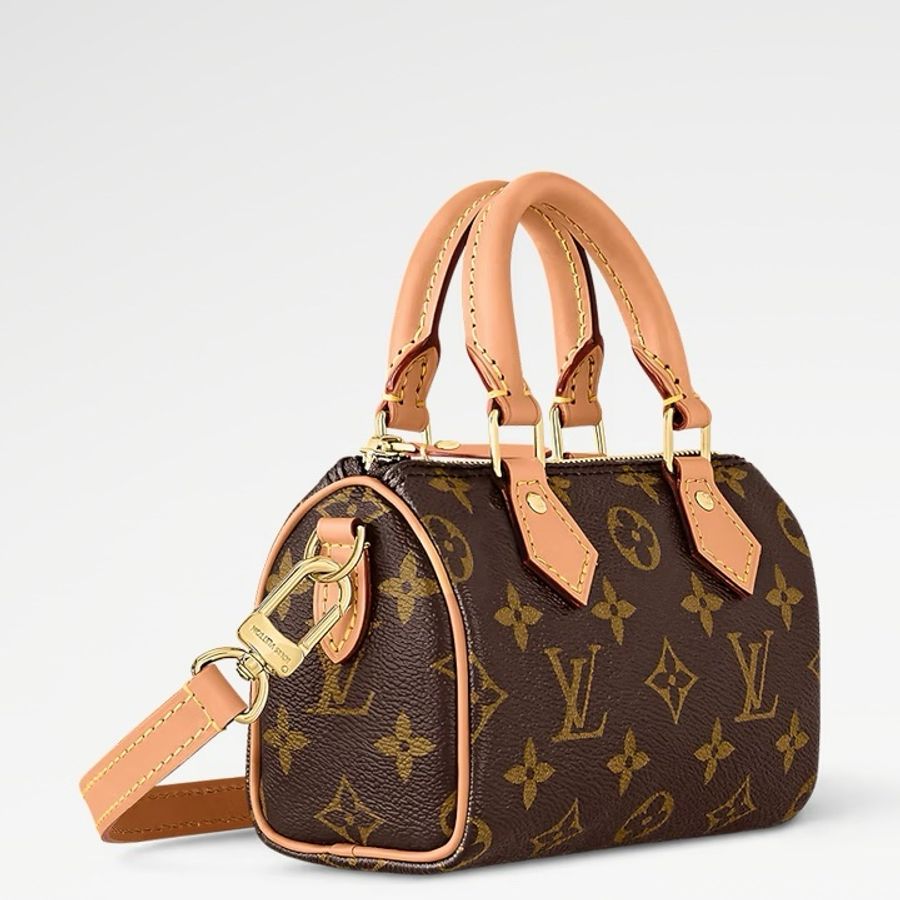 莉亞精品♡LV M81085 Nano Speedy 經典老花迷你波士頓包 全新-1
