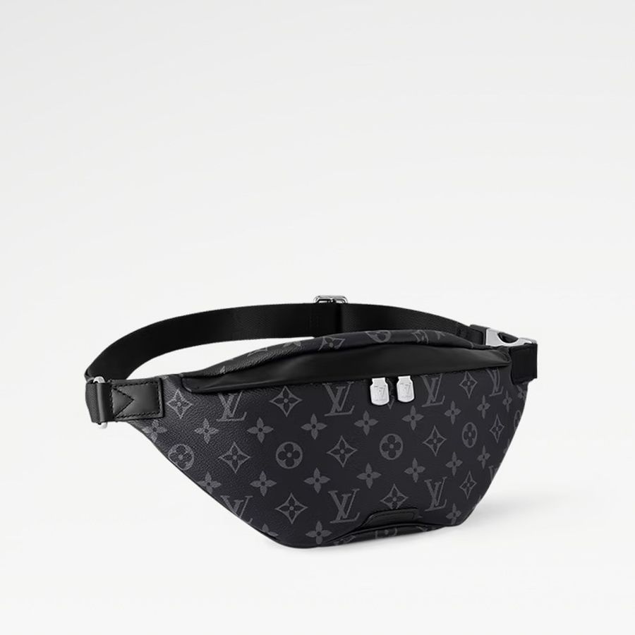莉亞精品♡LV M46035 Discovery PM 黑灰老花經典胸包 全新-1