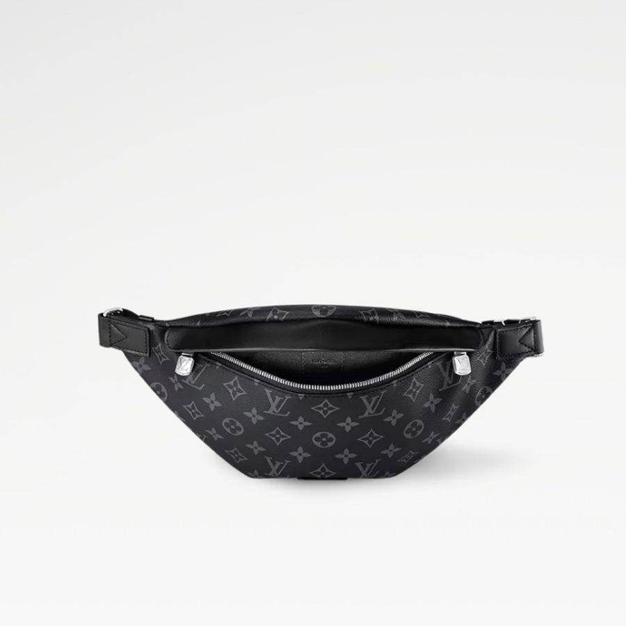 莉亞精品♡LV M46035 Discovery PM 黑灰老花經典胸包 全新-2