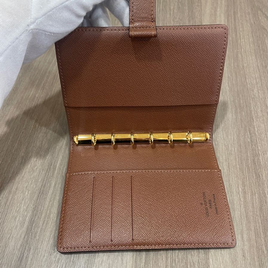 Louis Vuitton R20005老花釦式筆記本護照套-11