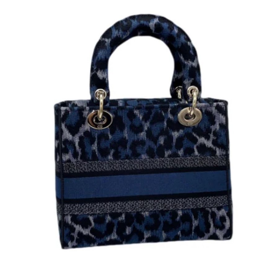 「JL精品代購」極新Dior 豹紋肩背托特包-2