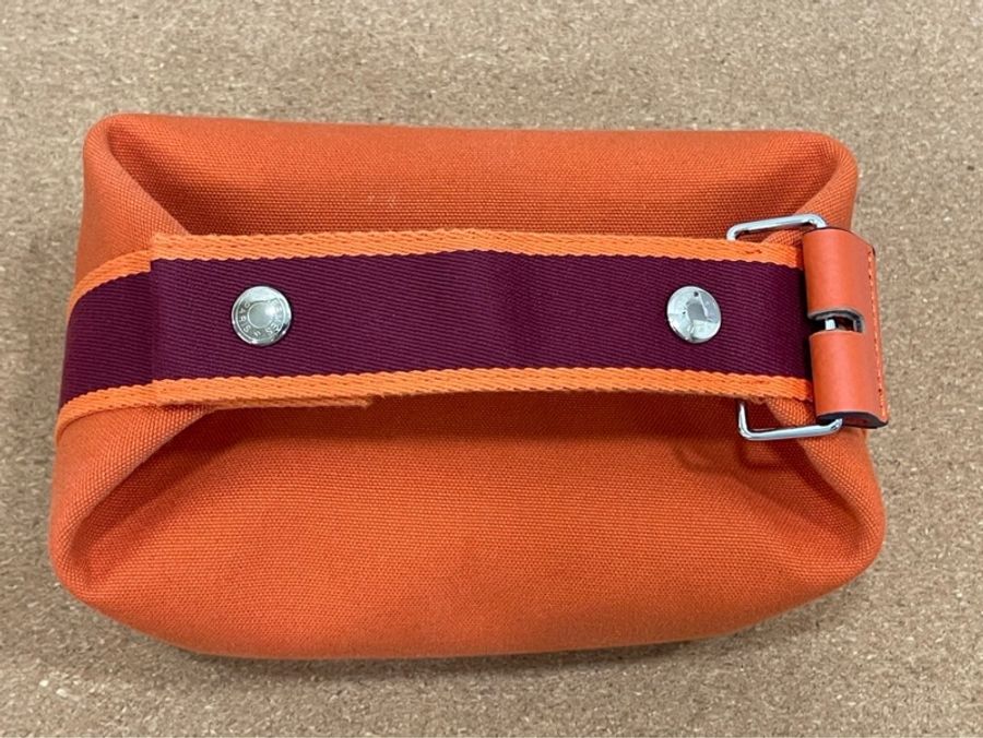 Hermes 愛馬仕 Bride-a-Brac case 飯盒包 洗簌包 橙色-2
