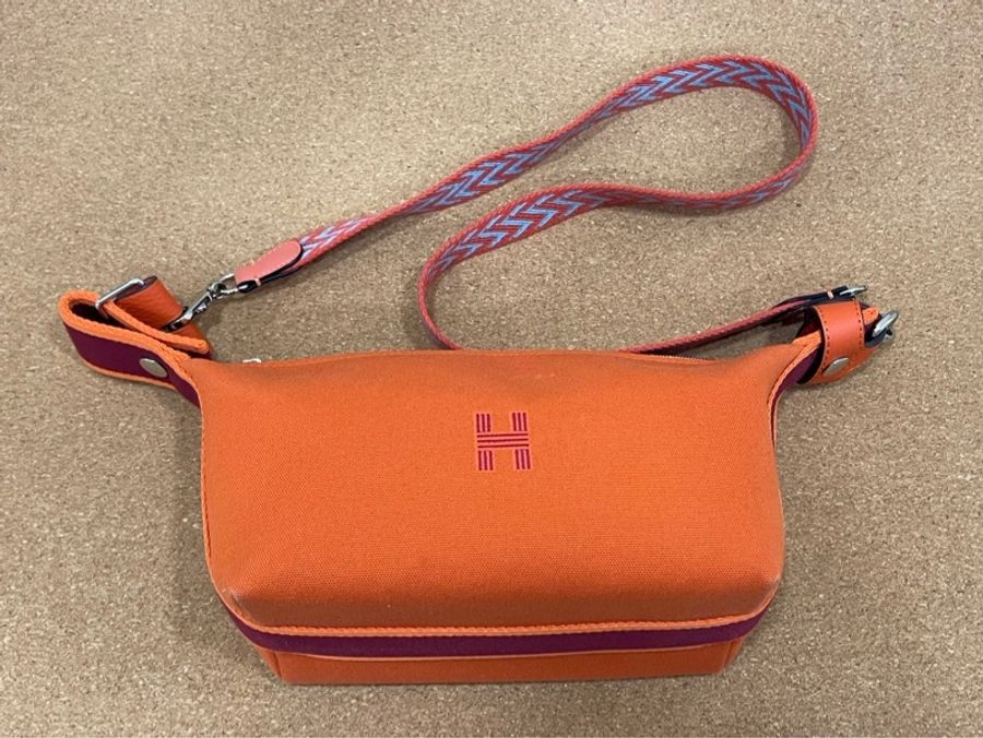Hermes 愛馬仕 Bride-a-Brac case 飯盒包 洗簌包 橙色-7