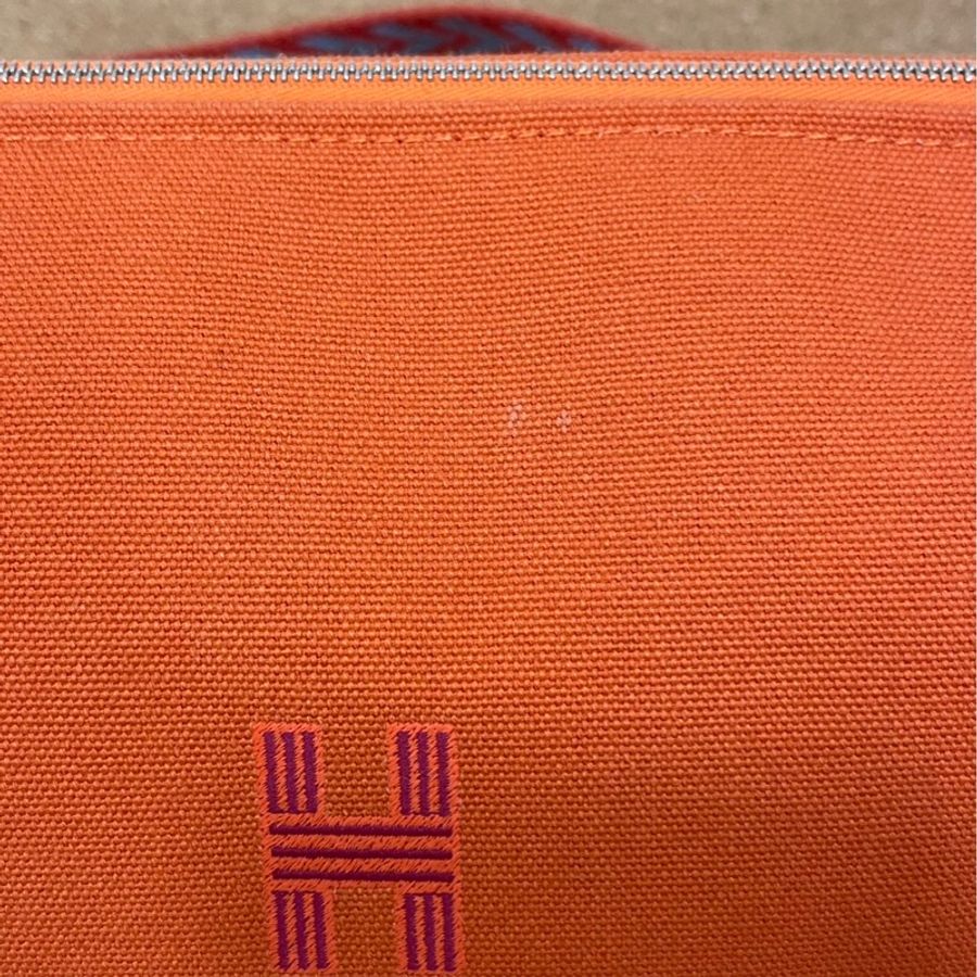 Hermes 愛馬仕 Bride-a-Brac case 飯盒包 洗簌包 橙色-9