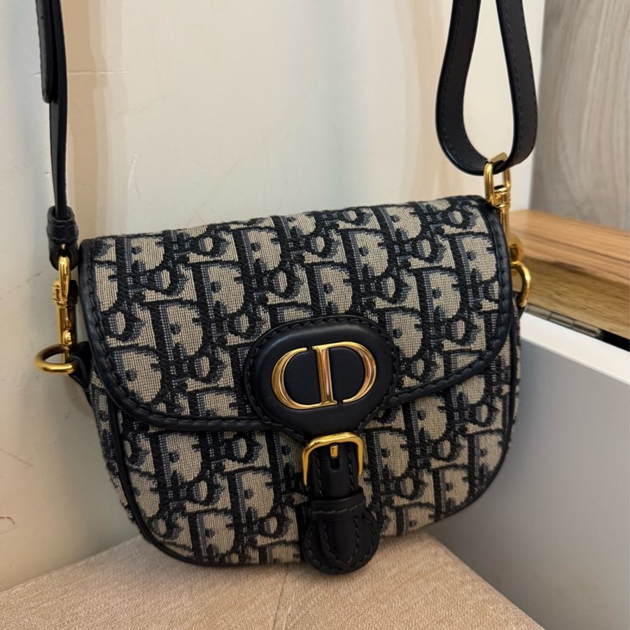Dior Bobby小號馬鞍老花手袋-1