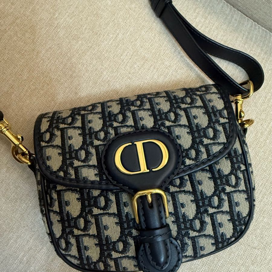Dior Bobby小號馬鞍老花手袋-5
